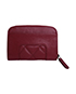 Chanel Mademoiselle Zip Coin Purse, back view